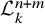 script upper L Subscript k Superscript n plus m