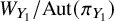 upper W Subscript upper Y 1 Baseline divided by upper A u t left parenthesis pi Subscript upper Y 1 Baseline right parenthesis