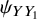 psi Subscript upper Y upper Y 1