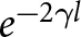 e minus 2 gamma l