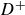 upper D Superscript plus