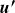 bold italic u bold prime