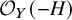 script upper O Subscript upper Y Baseline left parenthesis negative upper H right parenthesis