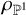 rho Subscript double struck upper P Sub Superscript 1