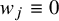 w Subscript j Baseline identical to 0