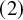 left parenthesis 2 right parenthesis