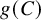g left parenthesis upper C right parenthesis