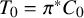 upper T 0 equals pi Superscript asterisk Baseline upper C 0