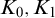 upper K 0 comma upper K 1