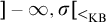 right bracket negative infinity comma sigma left bracket Subscript less than Sub Subscript KB Subscript Baseline