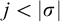 j less than StartAbsoluteValue sigma EndAbsoluteValue