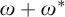 omega plus omega Superscript asterisk
