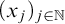 left parenthesis x Subscript j Baseline right parenthesis Subscript j element of double struck upper N