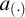a Subscript left parenthesis dot right parenthesis