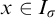 x element of upper I Subscript sigma