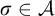 sigma element of script upper A
