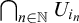 intersection Underscript n element of double struck upper N Endscripts upper U Subscript i Sub Subscript n