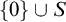 StartSet 0 EndSet union upper S