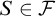 upper S element of script upper F