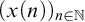 left parenthesis x left parenthesis n right parenthesis right parenthesis Subscript n element of double struck upper N