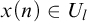 x left parenthesis n right parenthesis element of upper U Subscript l