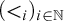 left parenthesis less than Subscript i Baseline right parenthesis Subscript i element of double struck upper N