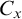 upper C Subscript x