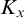 upper K Subscript x