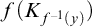 f left parenthesis upper K Subscript f Sub Superscript negative 1 Subscript left parenthesis y right parenthesis Baseline right parenthesis