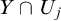 upper Y intersection upper U Subscript j