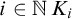 i element of double struck upper N upper K Subscript i