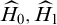 ModifyingAbove upper H With caret Subscript 0 Baseline comma ModifyingAbove upper H With caret Subscript 1 Baseline