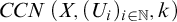 upper C upper C upper N left parenthesis upper X comma left parenthesis upper U Subscript i Baseline right parenthesis Subscript i element of double struck upper N Baseline comma k right parenthesis