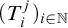 left parenthesis upper T Subscript i Superscript j Baseline right parenthesis Subscript i element of double struck upper N