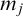 m Subscript j