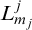 upper L Subscript m Sub Subscript j Superscript j