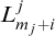 upper L Subscript m Sub Subscript j Subscript plus i Superscript j