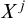 upper X Superscript j