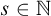 s element of double struck upper N