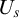 upper U Subscript s