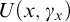 upper U left parenthesis x comma gamma Subscript x Baseline right parenthesis