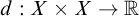 d colon upper X times upper X right arrow double struck upper R