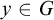 y element of upper G