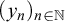 left parenthesis y Subscript n Baseline right parenthesis Subscript n element of double struck upper N