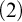 left parenthesis 2 right parenthesis