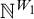 double struck upper N Superscript upper W 1