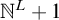 double struck upper N Superscript upper L Baseline plus 1