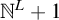 double struck upper N Superscript upper L Baseline plus 1