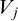 upper V Subscript j