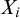 upper X Subscript i